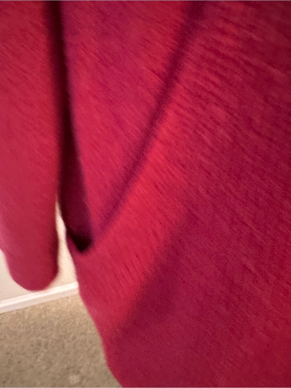 Morado Medium Red Hooded Coat 18” PTP - Picture 15 of 16